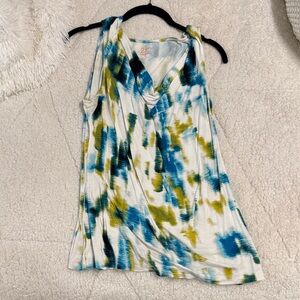 Stylish Multicolor Sleeveless Top